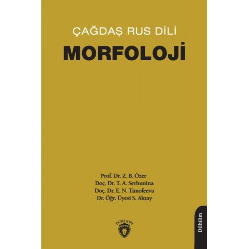 Çağdaş Rus Dili - Morfoloji