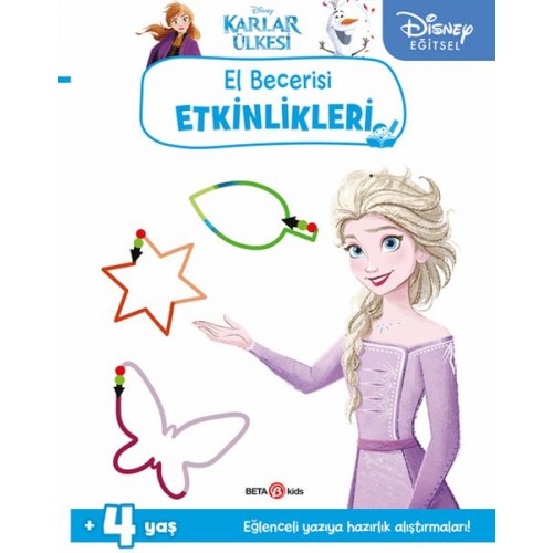 Disney Eğitsel Karlar Ülkesi El Becerisi Etkinlikleri Yazıya Hazırlık