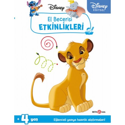 Disney Eğitsel Simba El Becerisi Etkinlikleri Yazıya Hazırlık