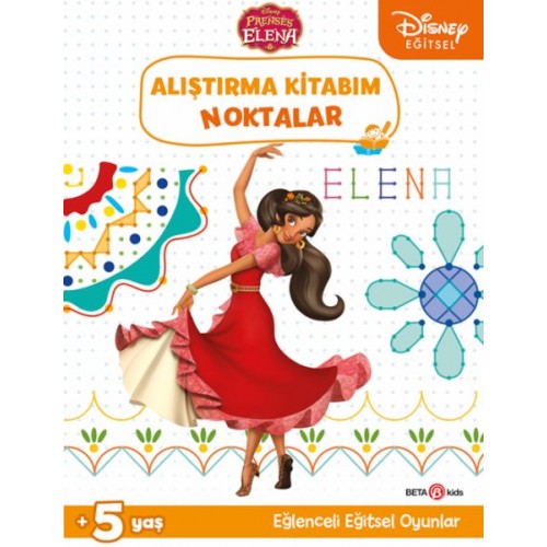 Disney Eğitsel Prenses Elena Alıştırma Kitabım Noktalar