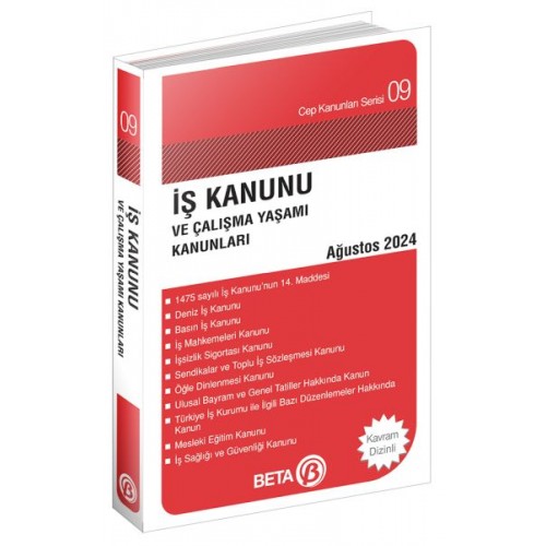 Cep Kanunları Serisi 09 - İş Kanunu ve Çalışma Yaşamı Kanunları