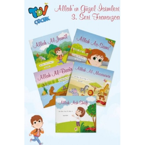 Les Beaux Noms D' Allah ( Allahın Güzel İsimleri 3 Set 5 Kitap )