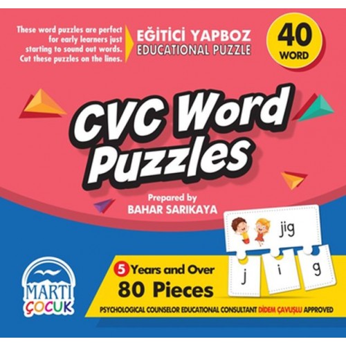 Cvc Word Puzzles - Eğitici Yapboz