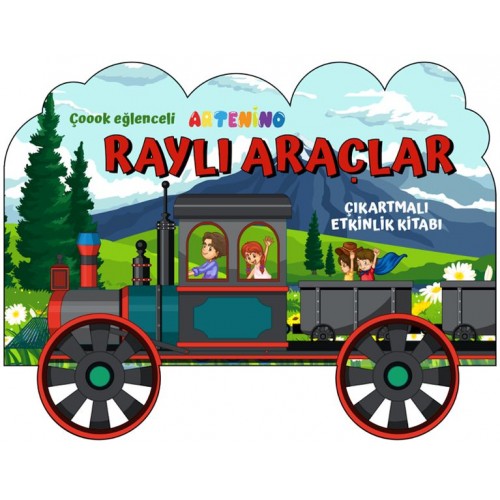 Taşıtlar Serisi - Raylı Araçlar Çıkartmalı Etkinlik Kitabı