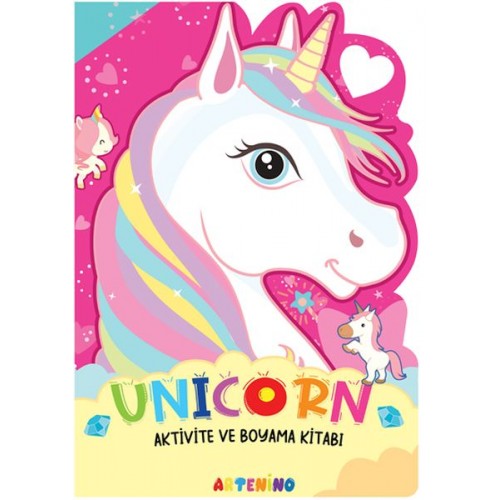 Unicorn - Aktivite ve Boyama Kitabı Serisi