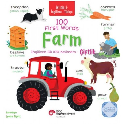 İki Dilli: İngilizce-Türkçe 100 Fırst Words – Farm