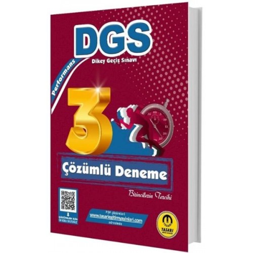 Tasarı Yayınları 2025 DGS Performans Çözümlü 3 Deneme