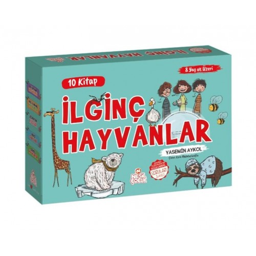 İlginç Hayvanlar(10 Kitap)