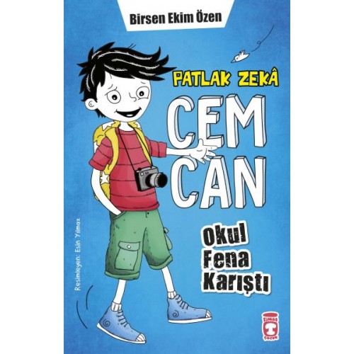 Patlak Zekâ Cemcan - Okul Fena Karıştı (Fleksi Cilt)