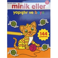 Minik Eller Yapıştır Ve Boya - Lacivert Kitap