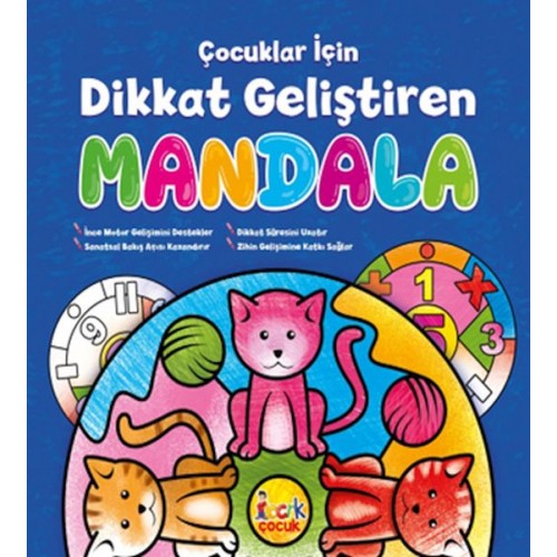 Çocuklar İçin Dikkat Geliştiren Mandala