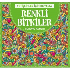 Renkli Bitkiler - Yetişkinler İçin Boyama