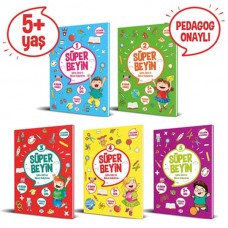 Süper Beyin Sersi (5+ Yaş) - 5 Kitap Takım