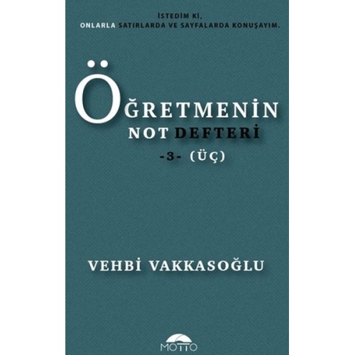 Öğretmenin Not Defteri 3 (Üç)