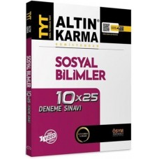 Altın Karma 2023 TYT Sosyal Bilimler 10 x 25 Deneme