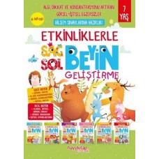 Etkinliklerle Sağ Beyin Sol Beyin Geliştirme (7 yaş) 6’lı Set