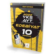 Pelikan YKS AYT Edebiyat Dijital Çözümlü 10 Deneme Sınavı