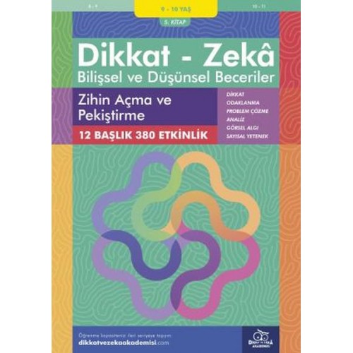 Zihin Açma ve Pekiştirme (9 - 10 Yaş) - Dikkat Zeka