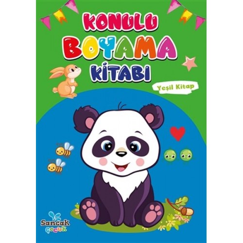 Konulu Boyama Kitabı - Yeşil Kitap