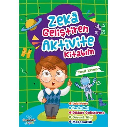 Zeka Geliştiren Aktivite Kitabım - Yeşil Kitap