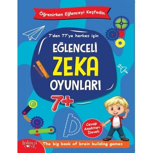 Eğlenceli Zeka Oyunları - Mavi Kitap -Öğrenirken Eğlenceyi Keşfedin