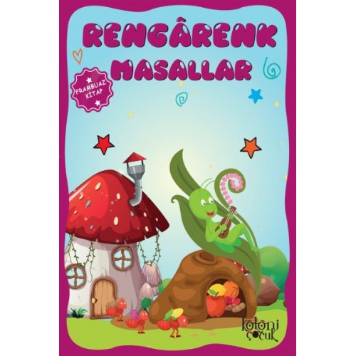 Çocuklar için Hayal ve Odak Geliştirici Rengarenk Masallar Frambuaz Kitap