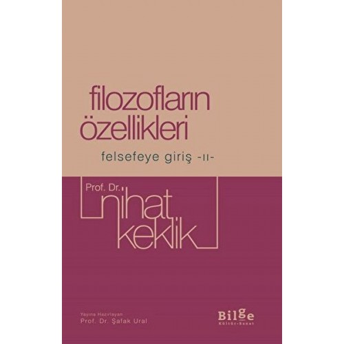 Filozofların Özellikleri