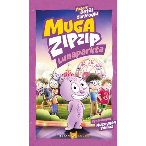 Muga Zıpzıp Lunaparkta (Renkli - Resimli)