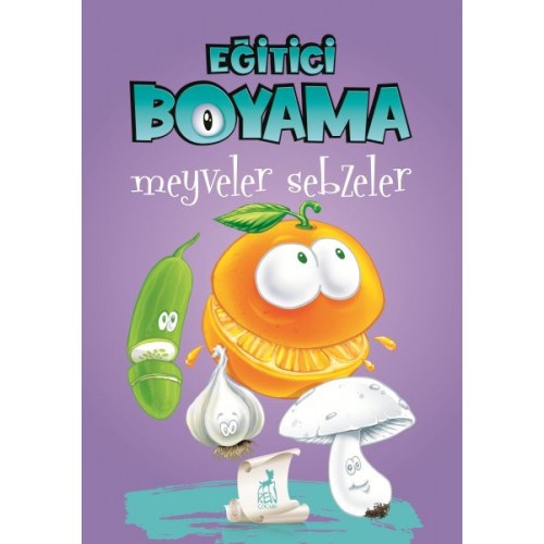 Eğitici Öğretici Boyama  - Meyveler Sebzeler