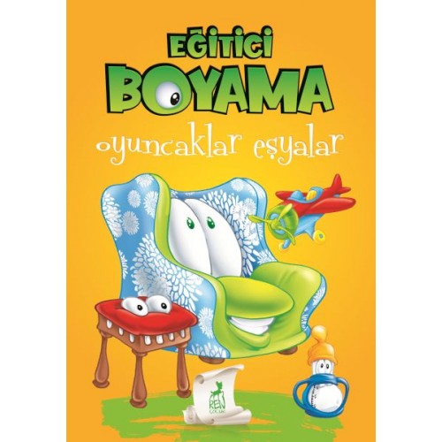 Eğitici Öğretici Boyama  - Oyuncaklar Eşyalar