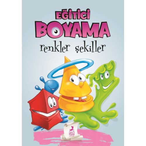 Eğitici Öğretici Boyama  - Renkler Şekiller