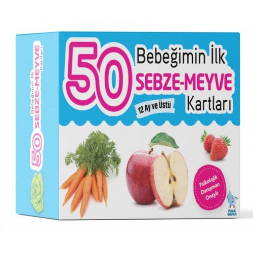 Bebeğimin İlk 50 Sebze-Meyve Kartları