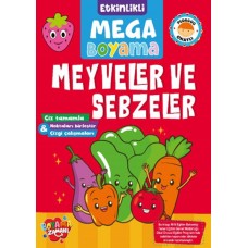 Etkinlikli Mega Boyama - Meyveler ve Sebzeler