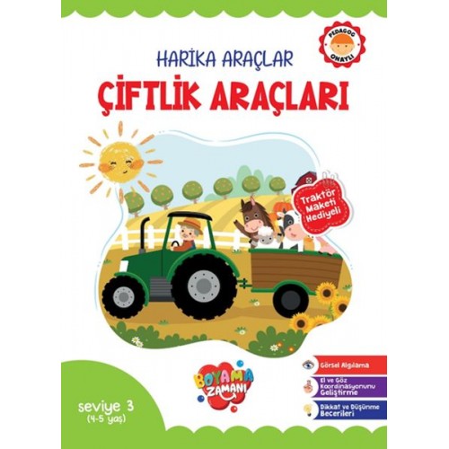 Harika Araçlar – Çiftlik Araçları Seviye 3 (4-5 Yaş)