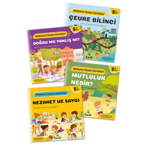 Miniklerle Felsefe Etkinlikleri Serisi (4 Kitap)