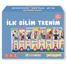 İlk Bilim Trenim - Cırt Cırtlı Yapboz ve Kitap Seti