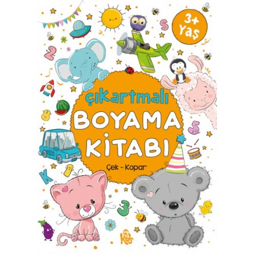 Çıkartmalı Boyama Kitabı - 3 Yaş +