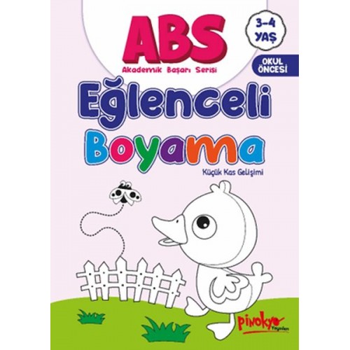 ABS 3-4 Yaş Eğlenceli Boyama