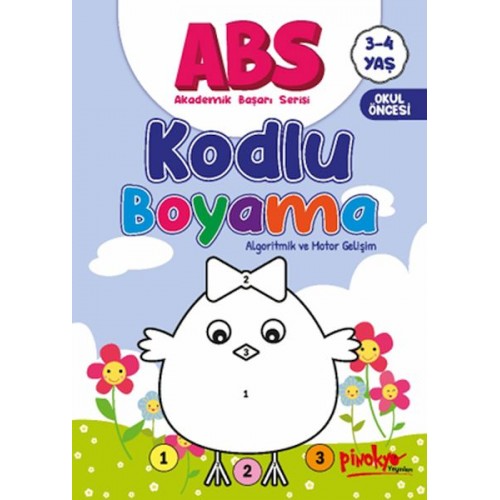 ABS 3-4 Yaş Kodlu Boyama