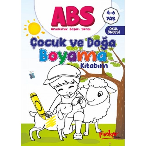 ABS 4-6 Yaş Çocuk ve Doğa Boyama Kitabım