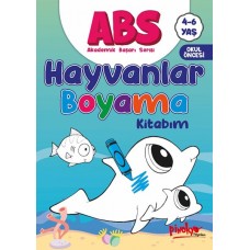 ABS 4-6 Yaş Hayvanlar Boyama Kitabım