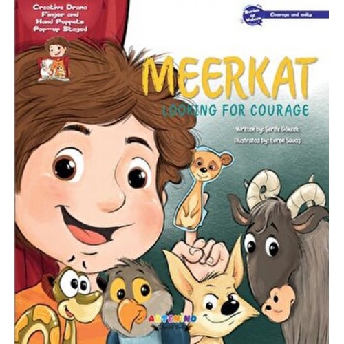 Meerkat Looking For Courage Creative Drama Finger and Hand Puppets Pop-up Staged