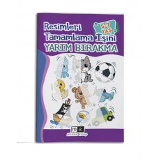 Resimleri Tamamla İşini Yarım Bırakma 5-7 Yaş