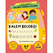 1. Sınıfa Hazırlık Okuma Yazma Kitabım Kalem Becerisi