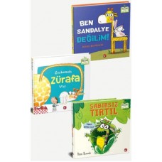 Hayvanlarla Eğleniyorum Set - Organik Kitap (3 Kitap Takım)