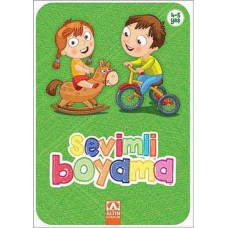 Sevimli Boyama - Yeşil