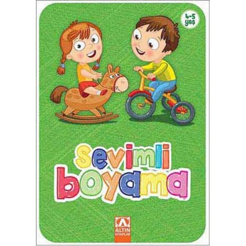 Sevimli Boyama - Yeşil