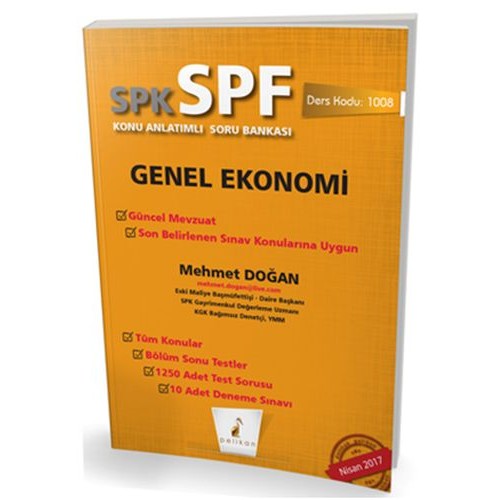 SPK-SPF Genel Ekonomi Konu Anlatımlı Soru Bankası