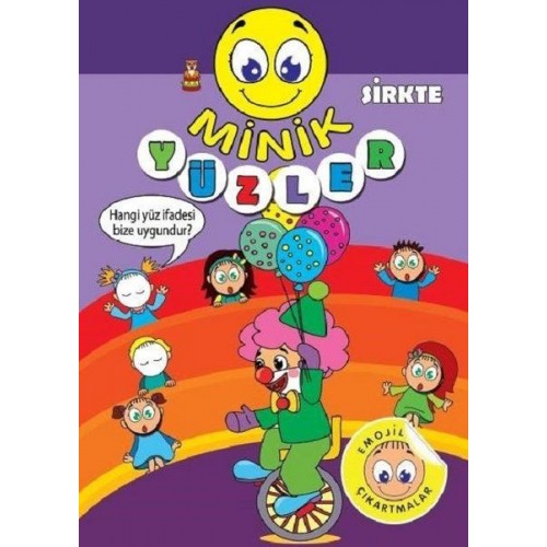 Minik Yüzler - Sirkte - Emojilerle Çıkartmalar