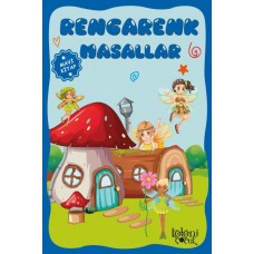 Çocuklar için Hayal ve Odak Geliştirici Rengarenk Masallar Mavi Kitap